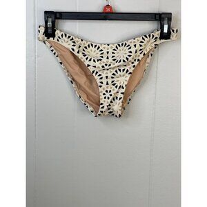 J.Crew Womens M High-Waisted Geometric Print Bikini Bottom